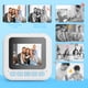 thumbnail image 4 of Contixo KC4 Cámara Instantánea para Niños con Impresión Térmica, Video HD 1080P, Pantalla IPS de 2.4", Zoom Digital 16X, Tarjeta MicroSD de 32GB, Batería Recargable, Azul, 4 of 8