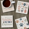 thumbnail image 6 of Thirstystone "Dogs Welcome" 4-Pack Assorted Tumbled Tile Coasters, 6 of 7