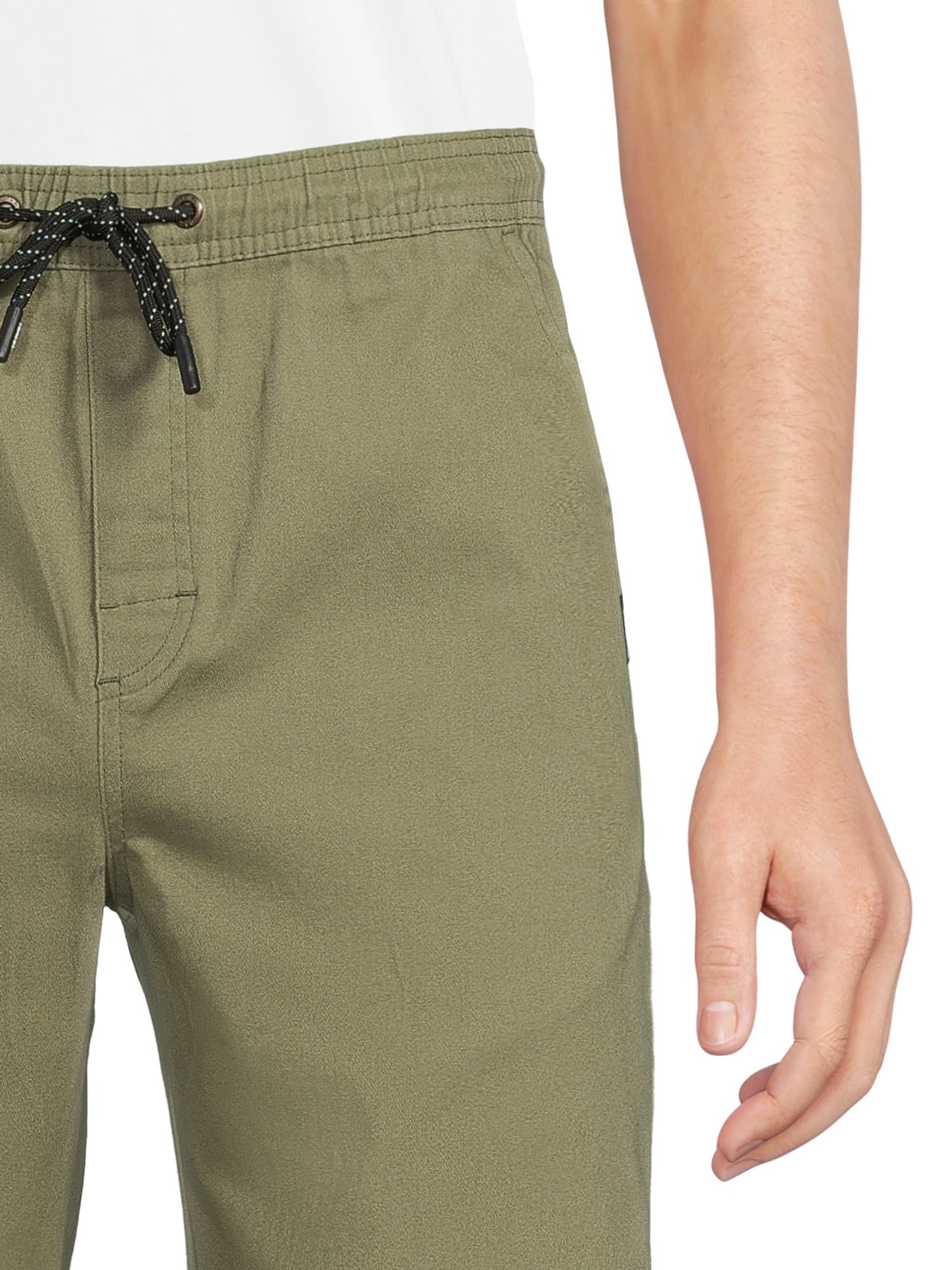 Tony Hawk Men's Pull-On Stretch Twill Shorts, Sizes S-XL, Mens Shorts