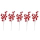 thumbnail image 2 of Christmas Cut Red Berry Artificial Flower Decoration, 2 of 6