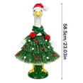 thumbnail image 3 of OJSFQUFP Christmas Tree Porch Goose Outfits,Goose Statue Xmas Tree Outfit,Christmas Garden Goose Clothes Dress and Hat for 23" High Statue Xmas Holiday Patio Yard Decor, 3 of 7