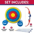 thumbnail image 2 of Franklin Sports Kids Archery Target - Inflatable Standing Target with Self-Stick Bullseye and Arrows, 2 of 8