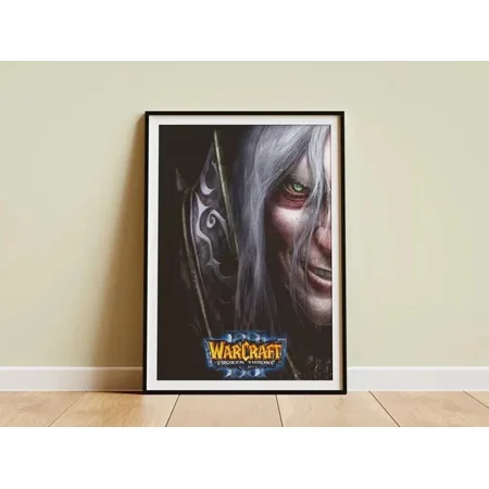 Kna Prints - Warcraft Iii Arthas (Undead Race) Poster For Home Decor, Living Room, Bedroom, Office, UNFRAMED-8x12