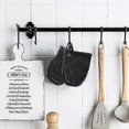 thumbnail image 5 of Mini Heat-Resistant Oven Mitts, Silicone Non-Slip Grip, 500F Short Kitchen Mitts for Baking & Cooking, 5 of 5