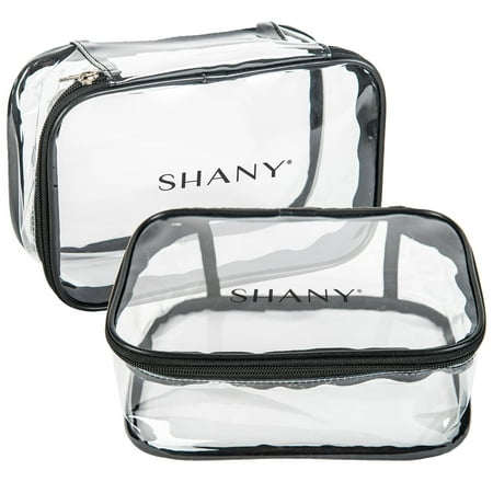 Shany Slumber Party Cosmetics Clear Travel Bag Waterproof Multi Use Makeup Nail And Storage 1 Count