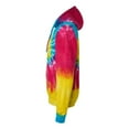 thumbnail image 3 of Adult Tie-Dyed Pullover Hooded Sweatshirt - REACTIVE RAINBOW - L, 3 of 4