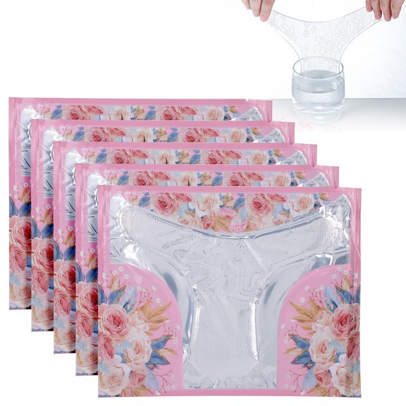 5 Piezas de Cuidados de piezas privadas t película femenina hidratante límpieza de suministros de blanqueamiento