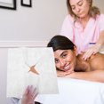 Houderco 100Pcs White Disposable Cradle Covers for Massage Table Face ...