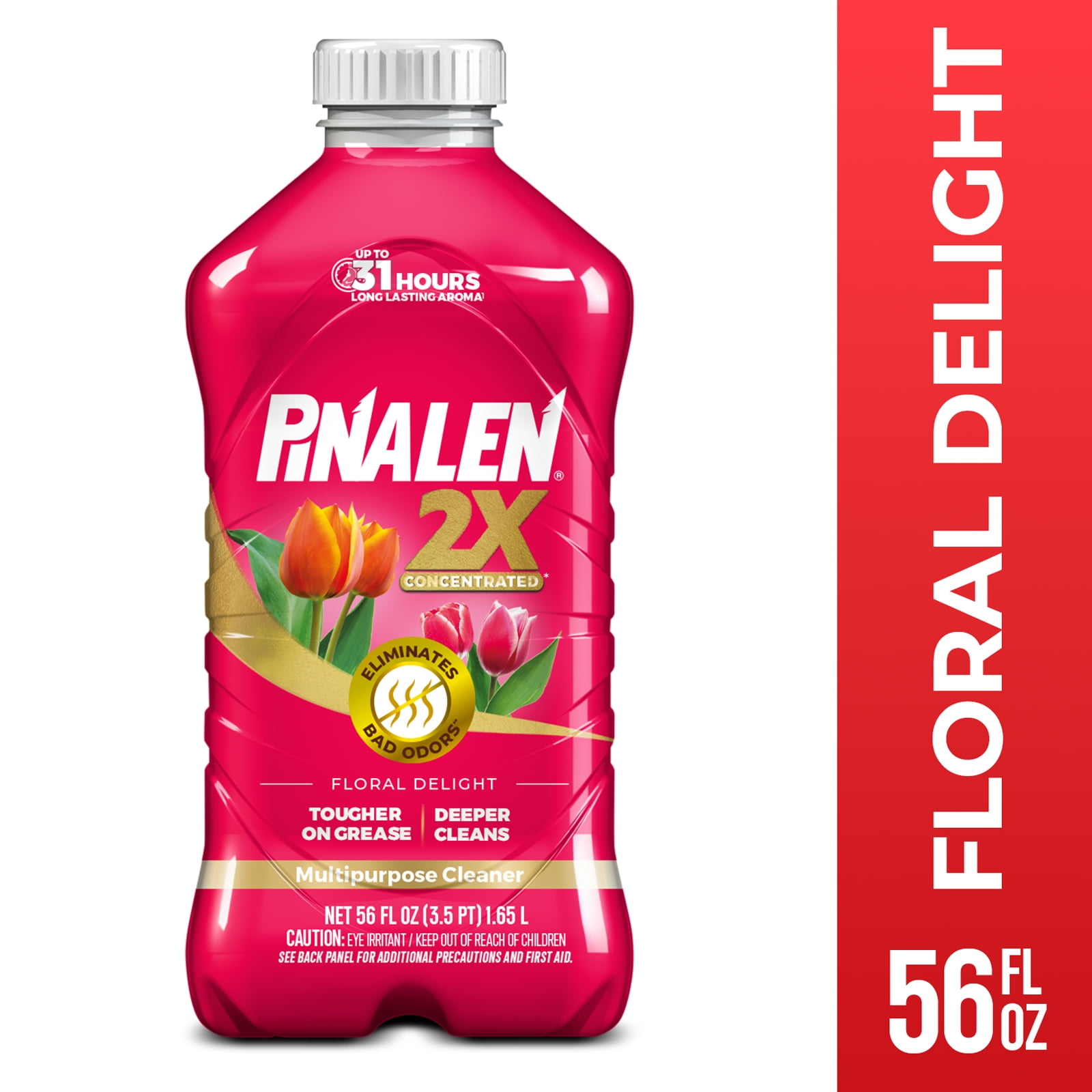 Pinalen 2X Max Aromas Household All Purpose Cleaner - Floral Delight Scent, 56 fl oz Size Bottle