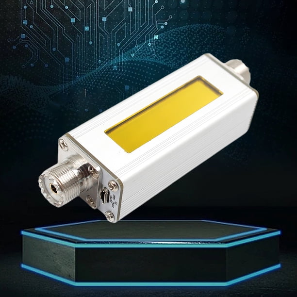 Medidor de onda estacionaria de onda corta de 100 W Pantalla de visualización OLED Medidor de ROE de 1,6 MHz-30 MHz Hugtrwg Para estrenar