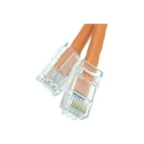 Cat6 Orange Ethernet Patch Cable, Bootless, 3 foot
