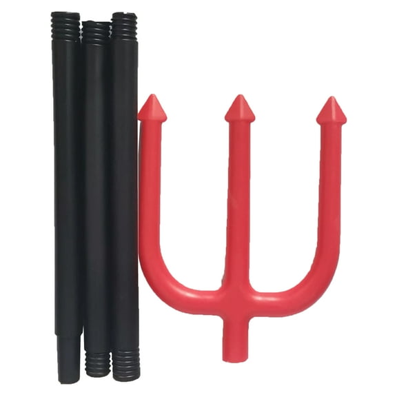 4-Piece Devil Pitchfork Costume Accessory