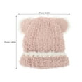 thumbnail image 2 of TABLETREANDS Gorro Beanie Para Mujer Rosa Con Orejas De Animal Y Abrigador, 2 of 6