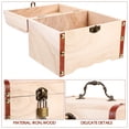 thumbnail image 3 of Shisuyan 1Pc Wooden Coin Case Change Case Wood Coin Box Piggy Bank for Kids Children, 3 of 9