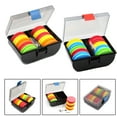 thumbnail image 4 of 10Pcs/Box Eva Foam Fishing Line Pins Set Foam Rig Winders Fishing Line Winding Red Buckle, 4 of 8