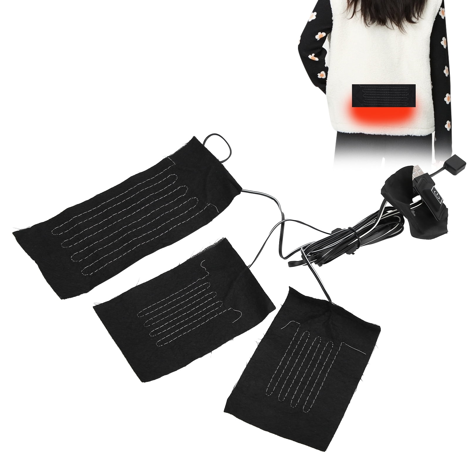 Higoodz USB Electric Heating Pads Cloth Warming Heated Clothes Vest