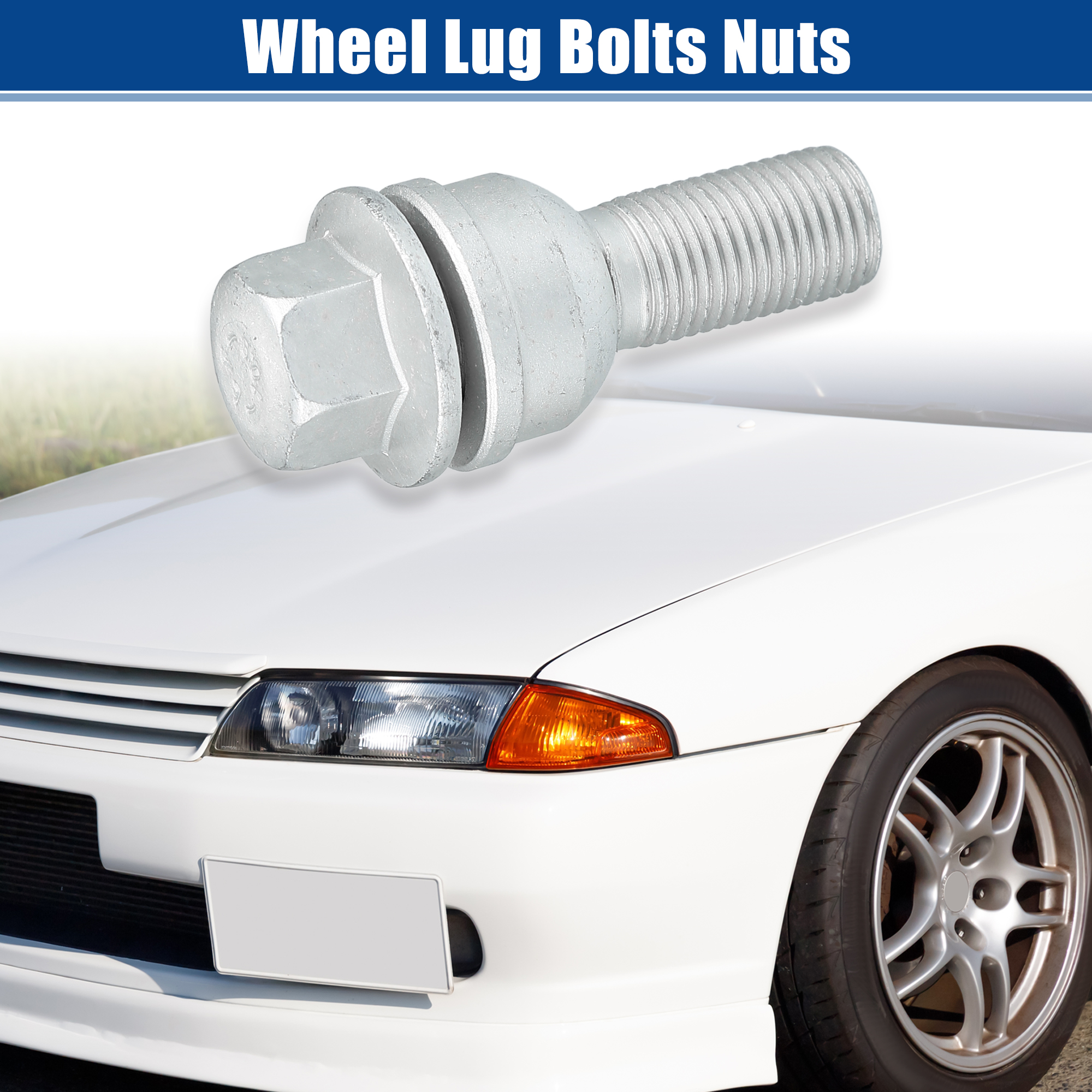 Unique Bargains M14x1.5 Wheel Lug Bolts Nuts Hub Assembly for Audi A8 Quattro 2011-2020