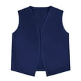 thumbnail image 2 of TOPTIE No-Button Child Vest Kid Volunteer Victorian Waistcoat Peasant Party Costume Vests-Navy-L, 2 of 4