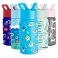 thumbnail image 1 of Botella de agua para niños Baby Shark Simple Modern con tapa de pajita, 1 of 7