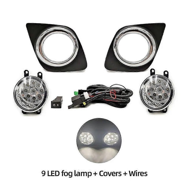 Luz antiniebla LED para Toyota Rav4 2009-2012, cable de faro antiniebla, interruptor, rejilla, cubierta, marco de luces antiniebla halógenas s202412247053
