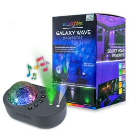 Enbrighten Tabletop Galaxy Projector Night Light with Soothing Sounds