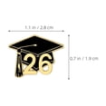 thumbnail image 2 of Moluckfu 6Ud Pins Metálicos Para Graduación Con De Birrete Y Diploma Para Eventos Y Regalos, 2 of 8