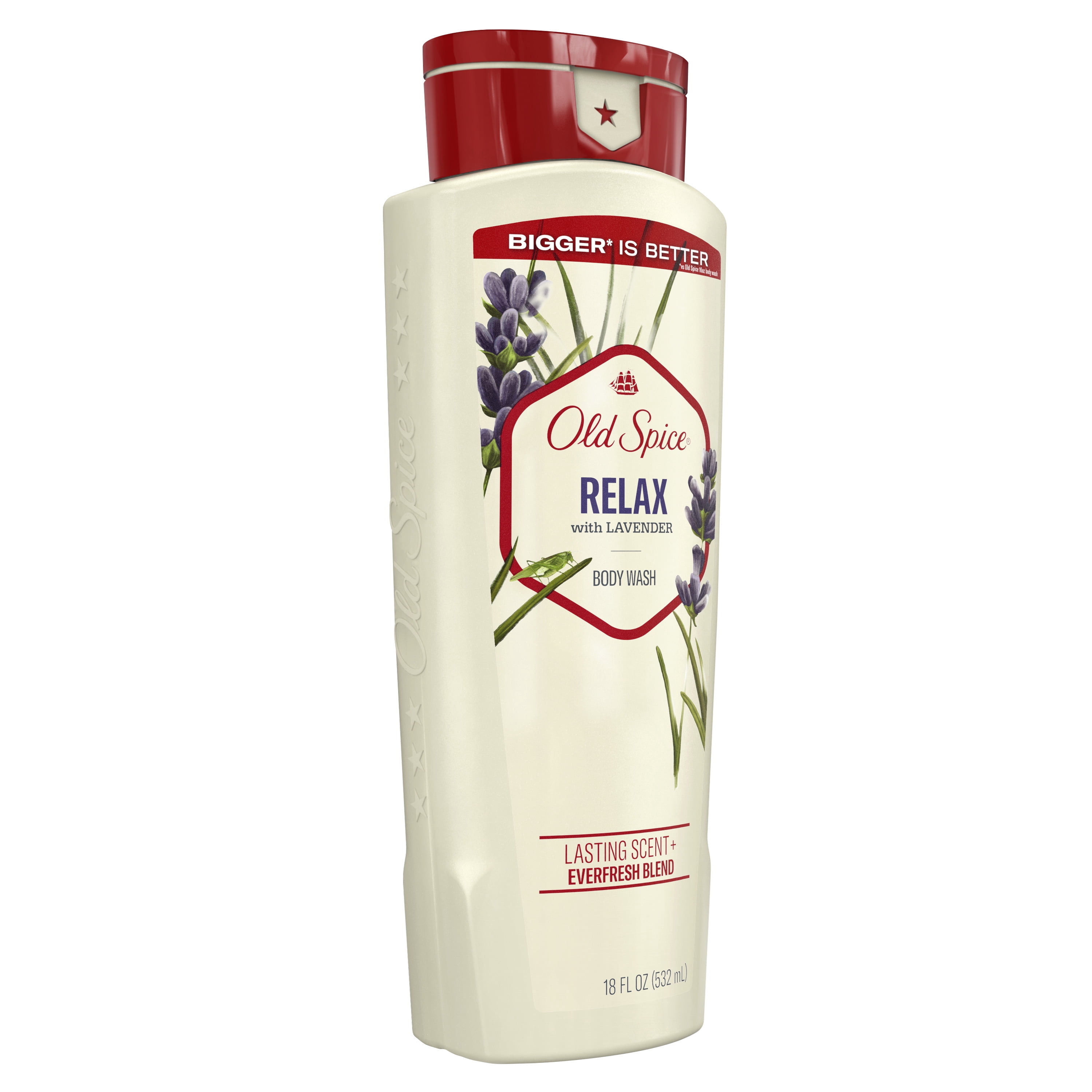 Old Spice Men's Body Wash Relax with Lavender, 18 fl oz