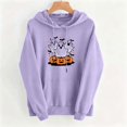 thumbnail image 5 of Jsaierl Womens Halloween Sweatshirts Plus Size Graphic Pullover Hoodies Fall Holiday Long Sleeve Shirt Tops Halloween Clothes, Sizes S-2XL, 5 of 6