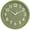 G-olive Green-8", variant on Wall Clock 8 Inch Silent Non-ticking Operated - Small Analog For Bedroom  Office Kitchen Bathroom Modern Minimalist Decorative (black)