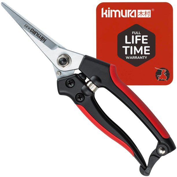 Tijeras de poda Kimura 20 cm Pro con hojas de acero alto carbono