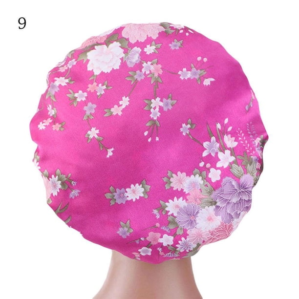 Gorros De Satén VOLUTABLEIBILITY Cuidado Del Cabello Gorro De Noche Para Dormir , Banda Elástica