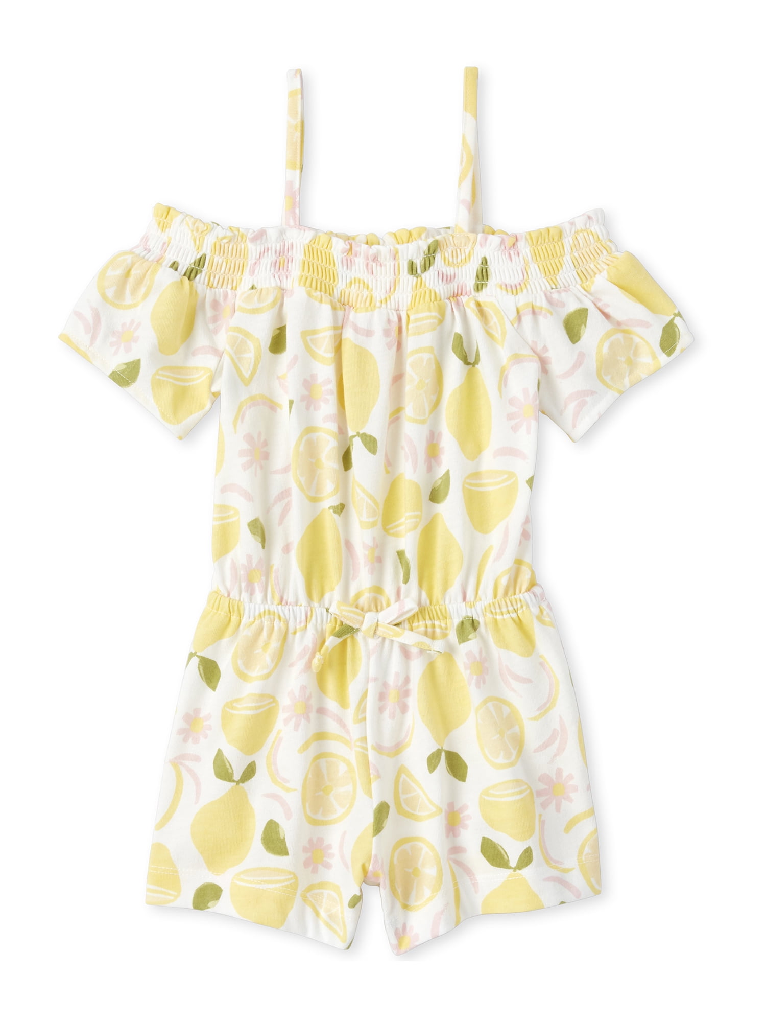 baby girl lemon romper