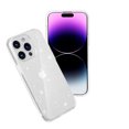thumbnail image 5 of Glitter Clear Case for iPhone 15 Pro, Shining Sparkle TPU Military Grade Shockproof Cover Full Coverage Non-Yellowing Anti-Scratch Translucent Slim Lightweight Case, White, 5 of 8