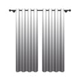 thumbnail image 4 of Aofoto Room Darkening Curtains for Bedroom,Grommet Light Blocking Gray Ombre Curtains,42x63 inches, 2 Panels, 4 of 5