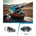 thumbnail image 5 of Motorcycle Goggle ATV Dirt Bike Off Road Racing Motocross Goggles for Men,Women, Adults, 5 of 6