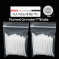 thumbnail image 2 of ROZYARD PTFE Filament Connector Tubes Filament Joints For 3D Printing, 37mm 10/30/50PCS, 2 of 9