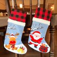thumbnail image 2 of Adornos navideños Calcetines navideños Anciano muñeco de nieve bolsa de regalo Adornos navideños Calcetines colgante, anciano, venado, muñeco de nieve, oso brillar  Electrónica, 2 of 5