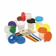 thumbnail image 2 of Creativity Street 5104 No-Spill Cups & Coordinating Brushes- Assorted Colors- 10/Pack, 2 of 2