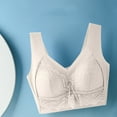thumbnail image 3 of Patlollav Womans Bras Embroidered Glossy Comfortable Breathable Bra Underwear No Rims, 3 of 7