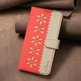 thumbnail image 6 of Wallet Case for Samsung Galaxy S24 Ultra, RFID Blocking 3 Card Holders & Cash Slot | Kickstand | Shockproof TPU Inner Shell | PU Leather | Magnetic Closure | Protective Flip Folio Cover,Red, 6 of 8