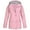 Pink jacket for women, variant on Usmixi 2023 Winter Womens Trench Coat Rain Jacket for Women Outdoor Plus Size Lightweight Windproof Hooded Overcoat Casual Solid Zipper Drawstring Windbreaker Coat with Pocket Up to 65% off