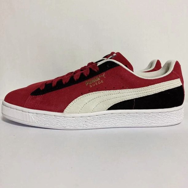 Deadstock 2018 PU & MA Suede Classic Pomegranate White Black 365347-65 Men Us9