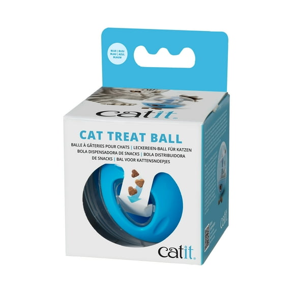 Catit Cat Treat Ball, Blue