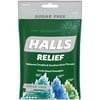 Halls Relief Sugar Free Assorted Mint Flavors Drops, 25 count