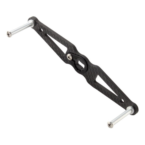 Mango de carrete de pesca Brazo de carrete de pesca Mango de potencia portátil Manivela de fibra de carbono Suministros de pesca para pesca Aluminio 8x5mm 120mm