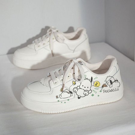 

hello kitty spring autumn summer skate shoes girls boys breathable casual shoes my Melody cinnamon sneakers sports shoes-36