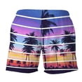 thumbnail image 5 of Pantalones Cortos De Natación Estampados Para Hombre, Pantalones Cortos De Playa, Bañadores, Pantalones Cortos, Traje De Baño, Pantalones Deportivos De Entrenamiento Con Cordón Sweethay OD016468-09, 5 of 5