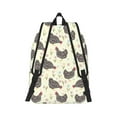 thumbnail image 2 of Naloa Chickens And Flowers Canvas Backpack for Men Women Rucksack Casual Travel Daypack College Tote Satchel Bookbag for Teens-Small, 2 of 7