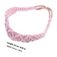 thumbnail image 2 of COSMOBETTY 2Ud Diademas De Crochet Decorativas Bohemias Para Yoga Y Actividad Color Surtido, 2 of 6