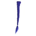 thumbnail image 2 of Extensión de cabello con cola de caballo y clip trenzado para mujeres y niñas, peluca de cosplay Azul, 2 of 9